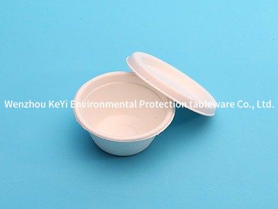 disposable sugarcane sauce cup