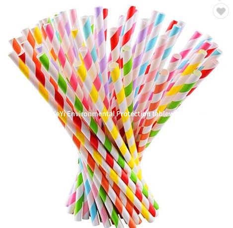 Paper drinking paper straws Eco Friendly