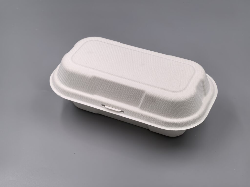 Compostable Clamshell Hot Dog Box  SH-DG