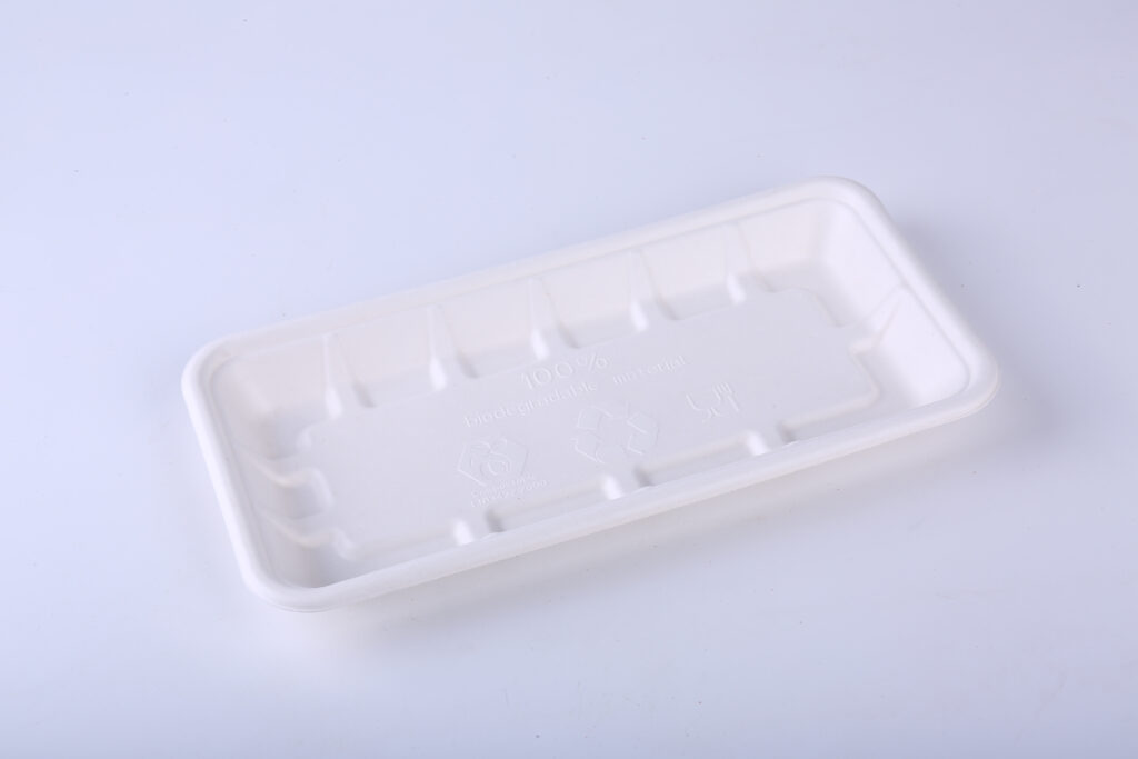 Tray4A Shallow Compostable Meat Tray
