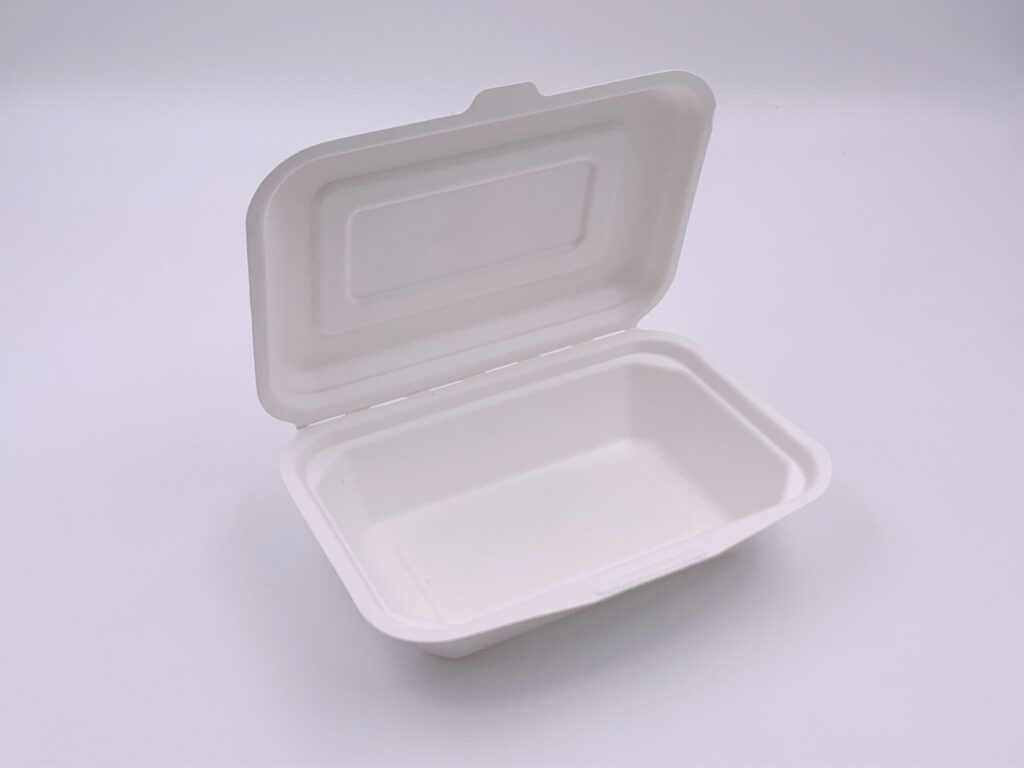 450ml Compostable Clamshell Food Box- Takeaway Food Container FH-J450