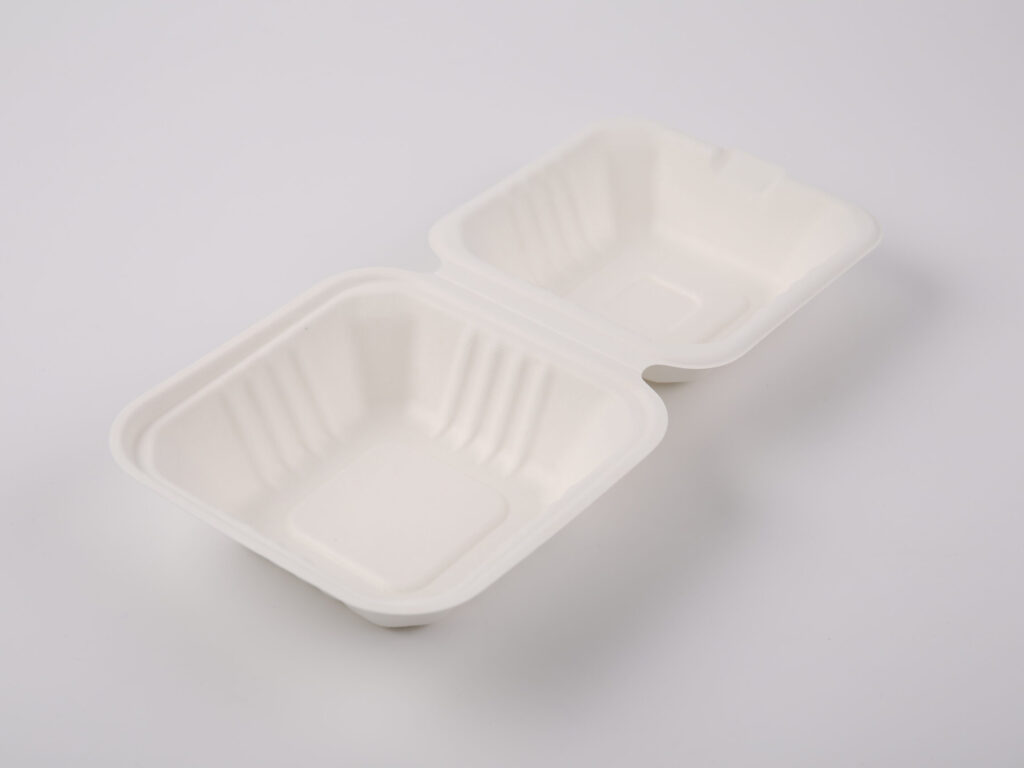 5″ Square Compostable Clamshell SH-05