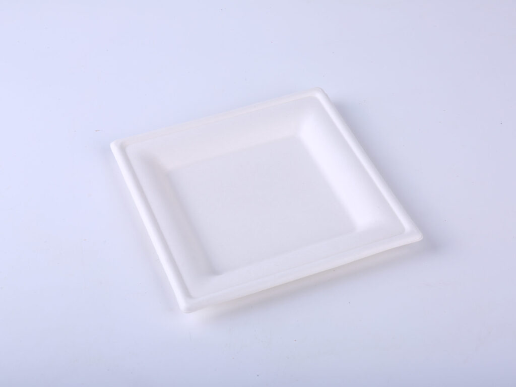 Compostable 6″ Square Plate FP-06