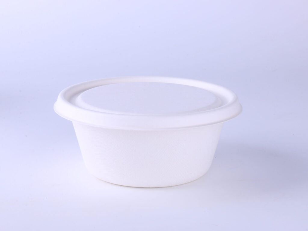 750ml Round Compostable Bowl Set W-750