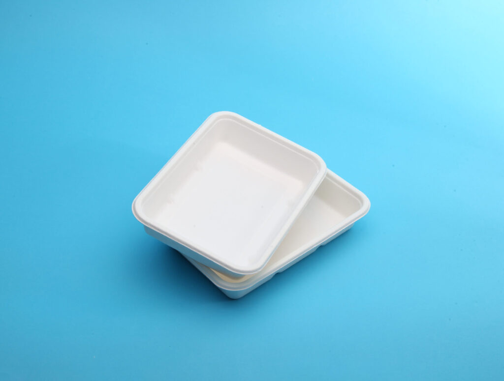 Deep Compostable Rice Tray – Takeaway Food Container